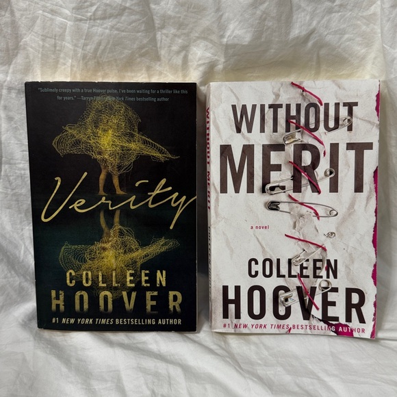 Grand Central Publishing Other - “Without Merit” and “Verity” Paperback Fiction Novels by Colleen Hoover.